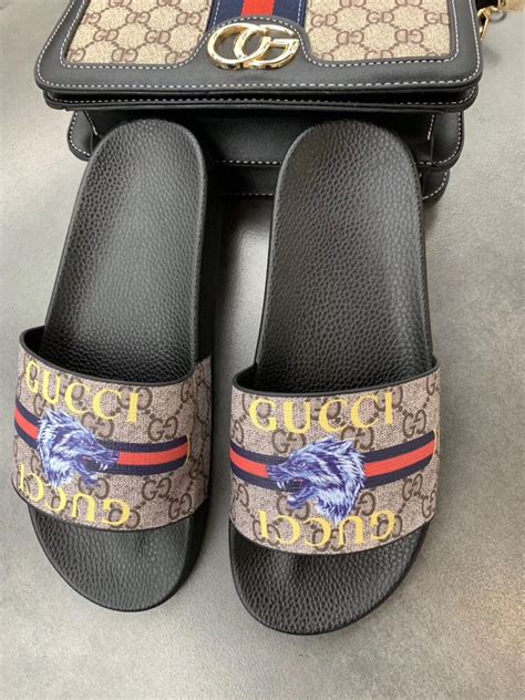 fake red gucci slippers|gucci knock off heels.